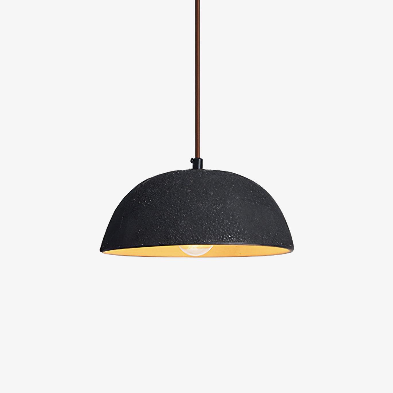 Dome Vintage Wood Pendant Lamp-Neutral Decor