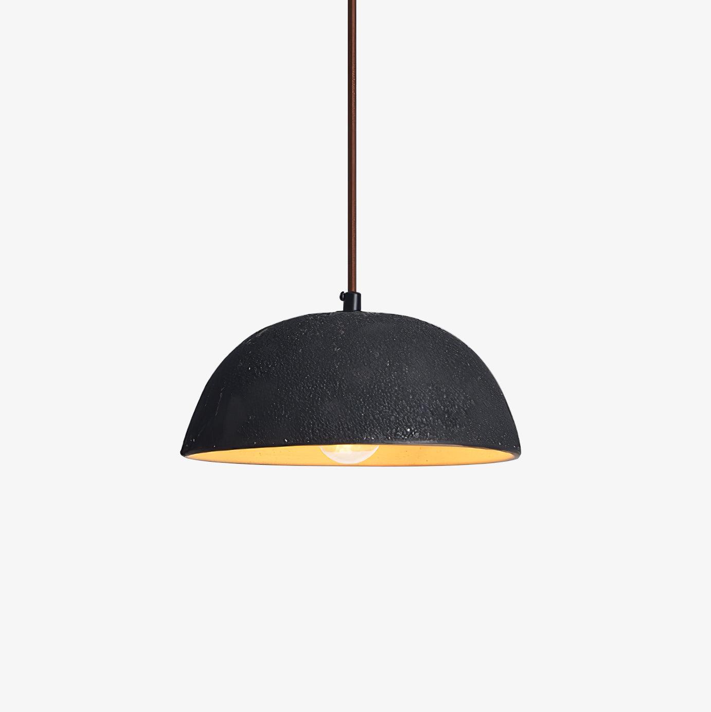 Dome Vintage Wood Pendant Lamp-Neutral Decor