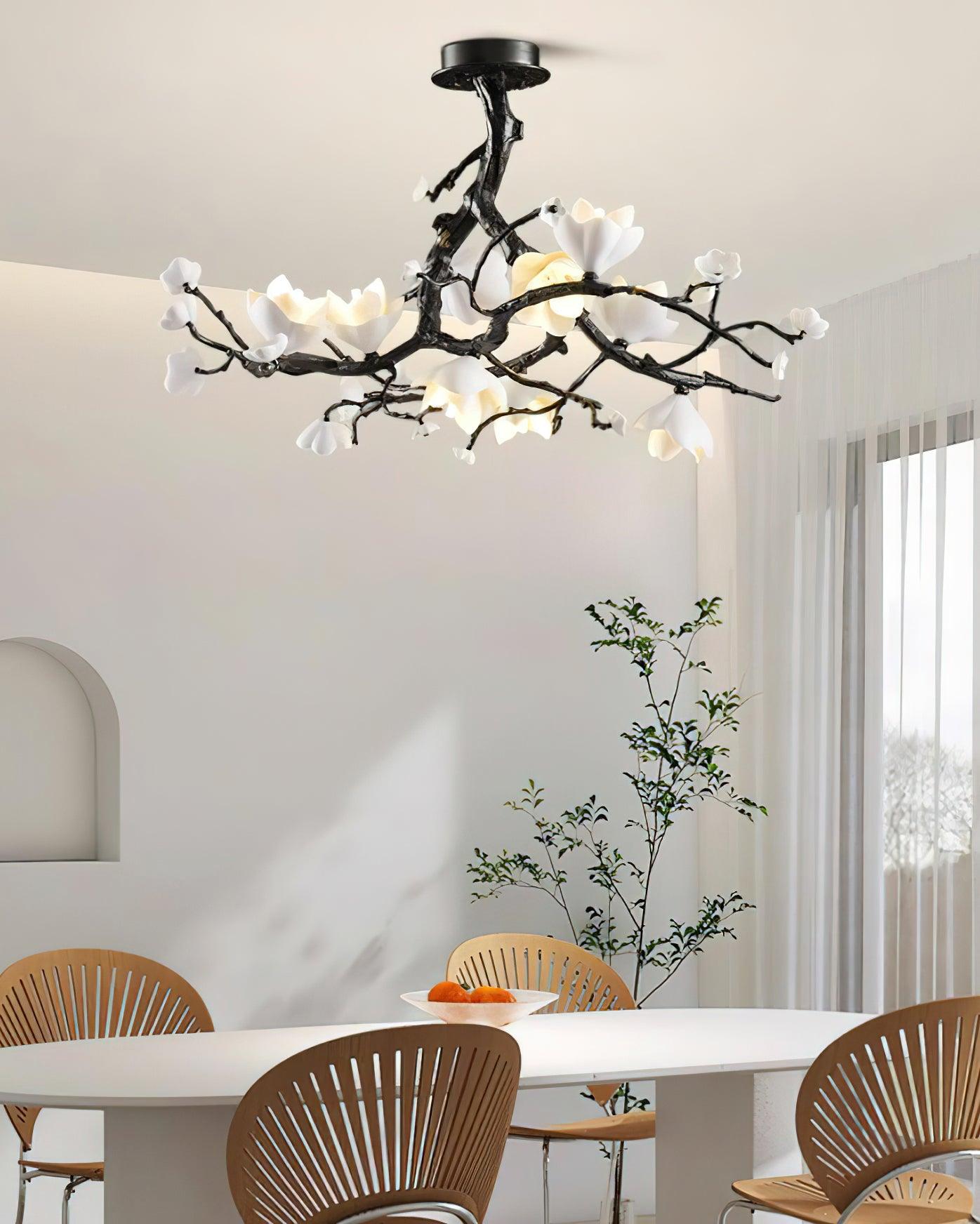 Ciro Pendant Lamp Black Copper Tree Wild Fruits-Neutral Decor