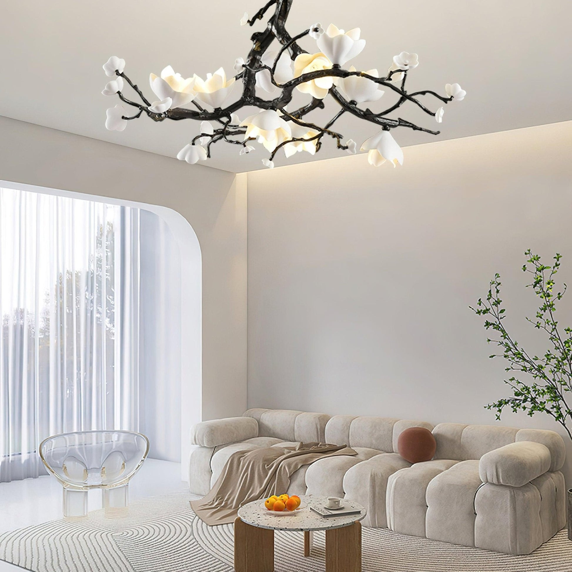 Ciro Pendant Lamp Black Copper Tree Wild Fruits-Neutral Decor