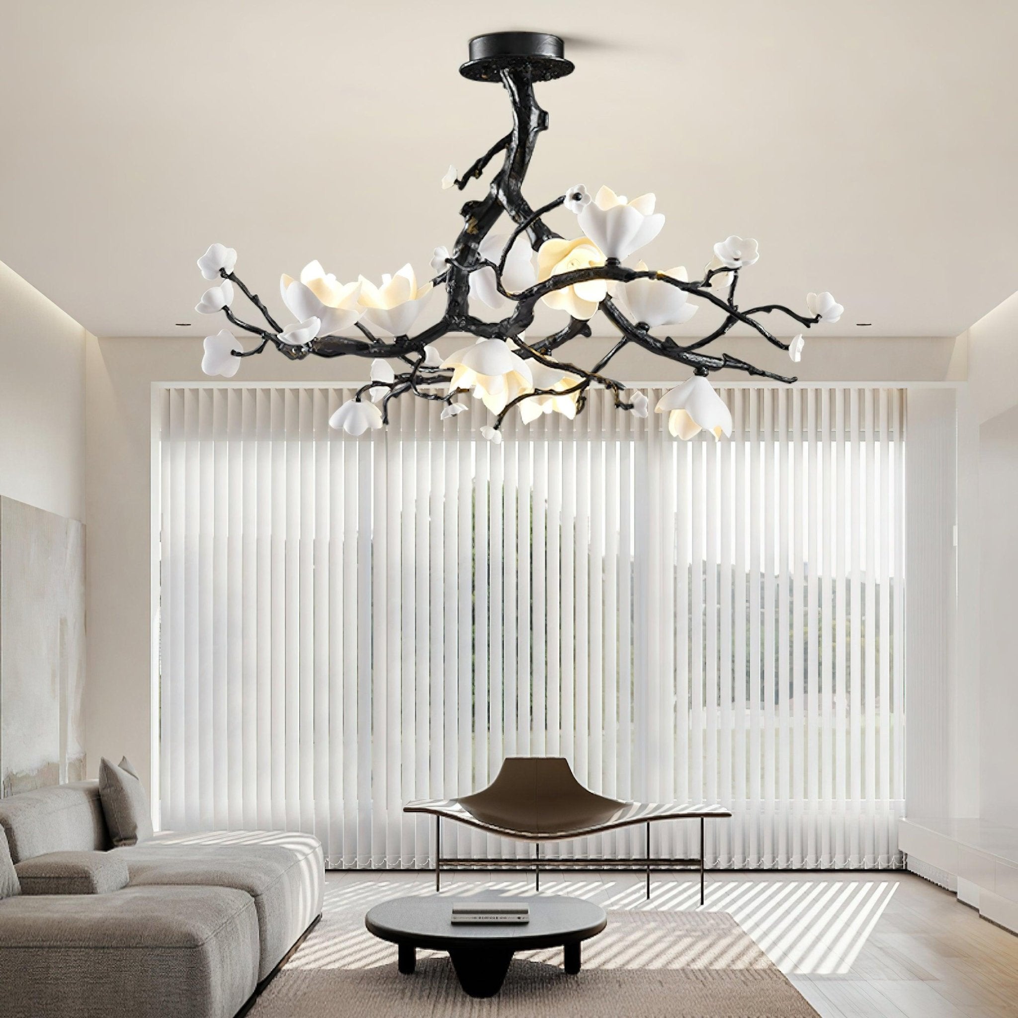 Ciro Pendant Lamp Black Copper Tree Wild Fruits-Neutral Decor
