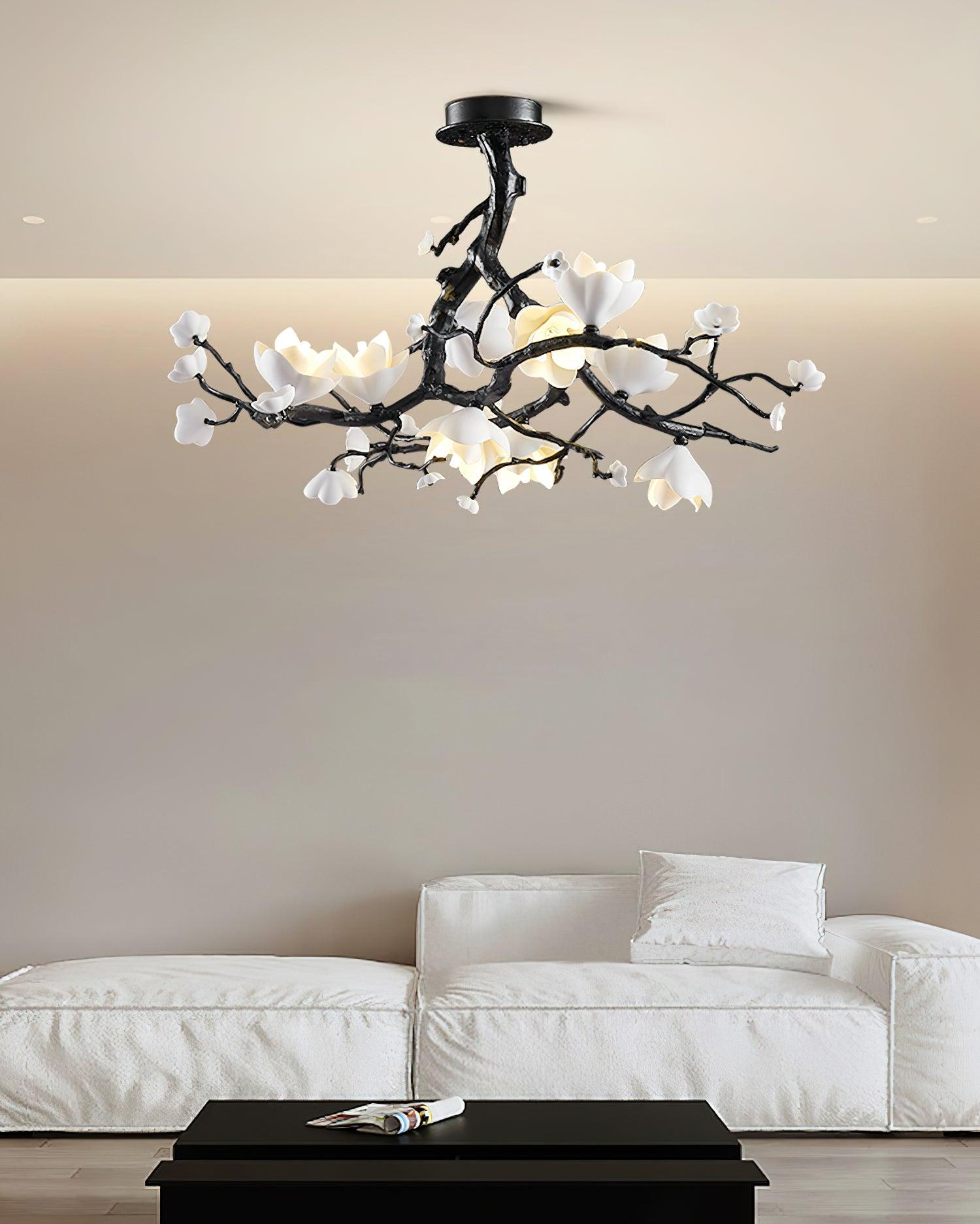 Ciro Pendant Lamp Black Copper Tree Wild Fruits-Neutral Decor