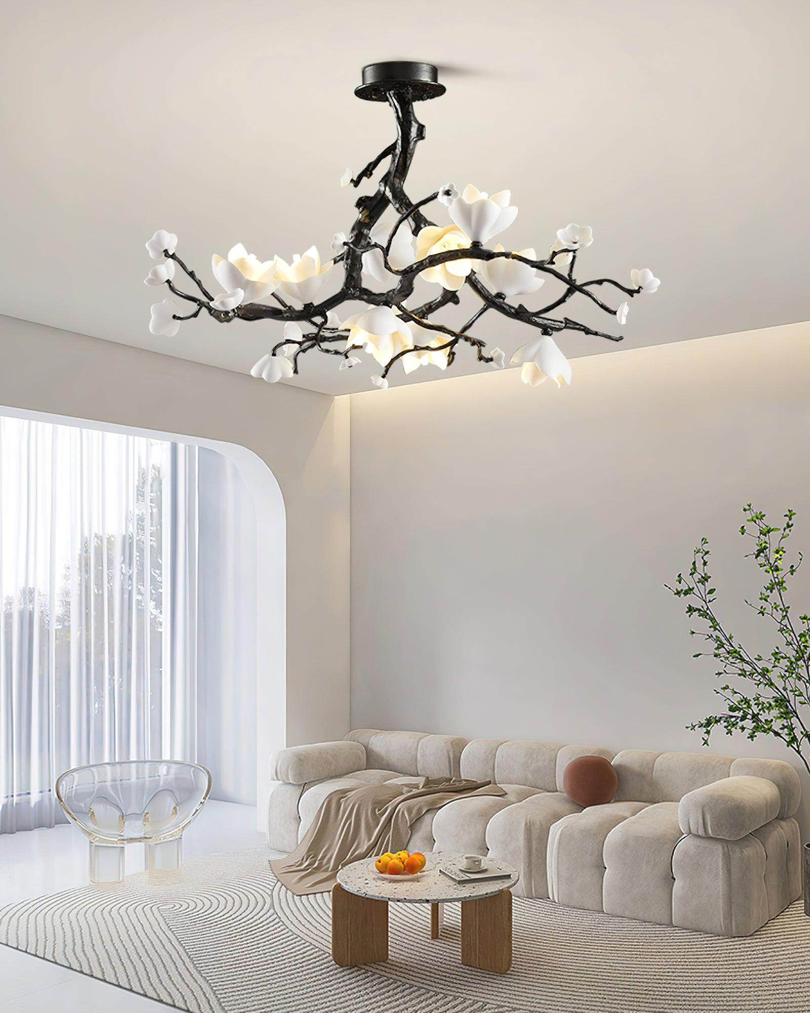 Ciro Pendant Lamp Black Copper Tree Wild Fruits-Neutral Decor