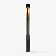 Qisken Column Floor Lamp-Neutral Decor