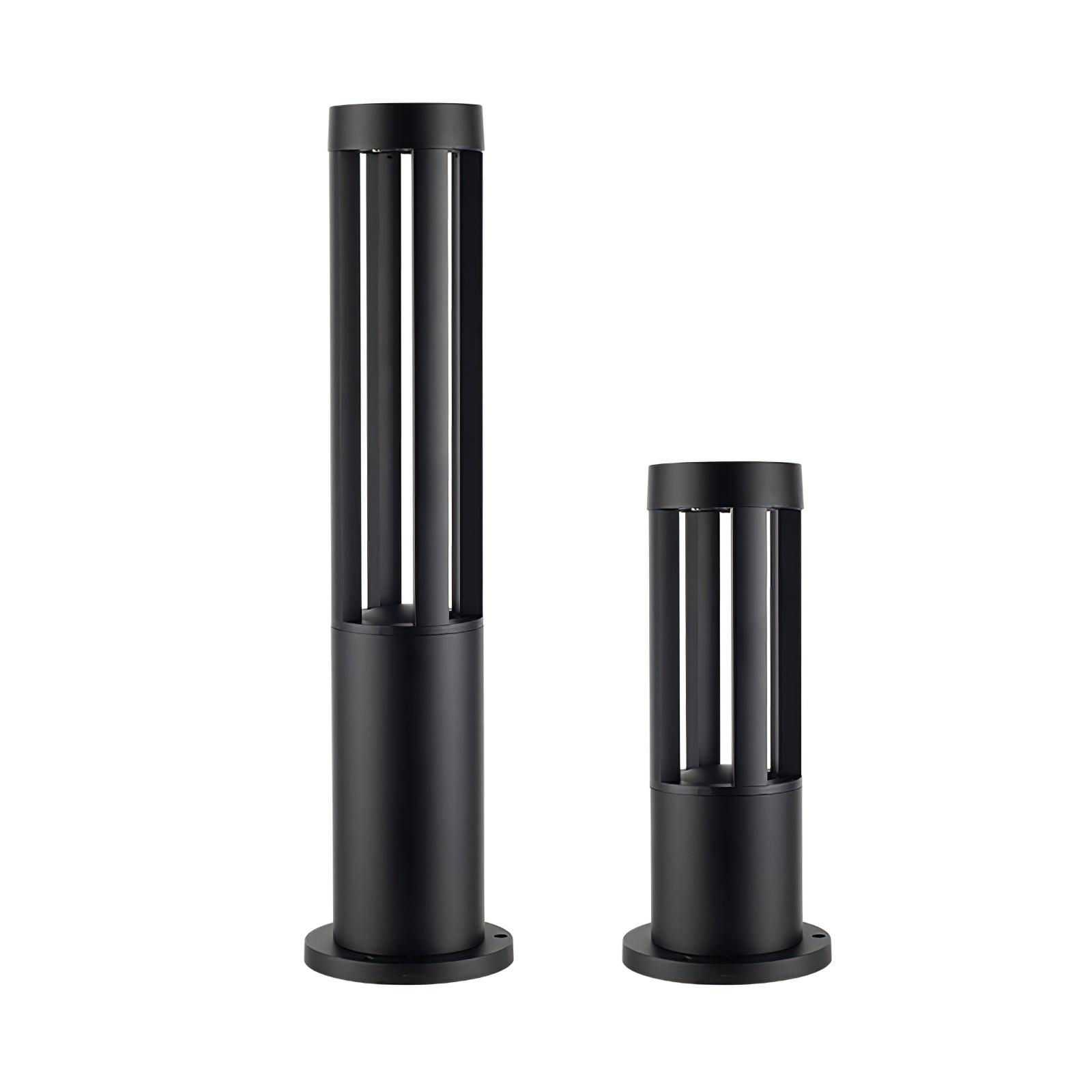 Tavi Outdoor Light Black Cylindrical Garden-Neutral Decor