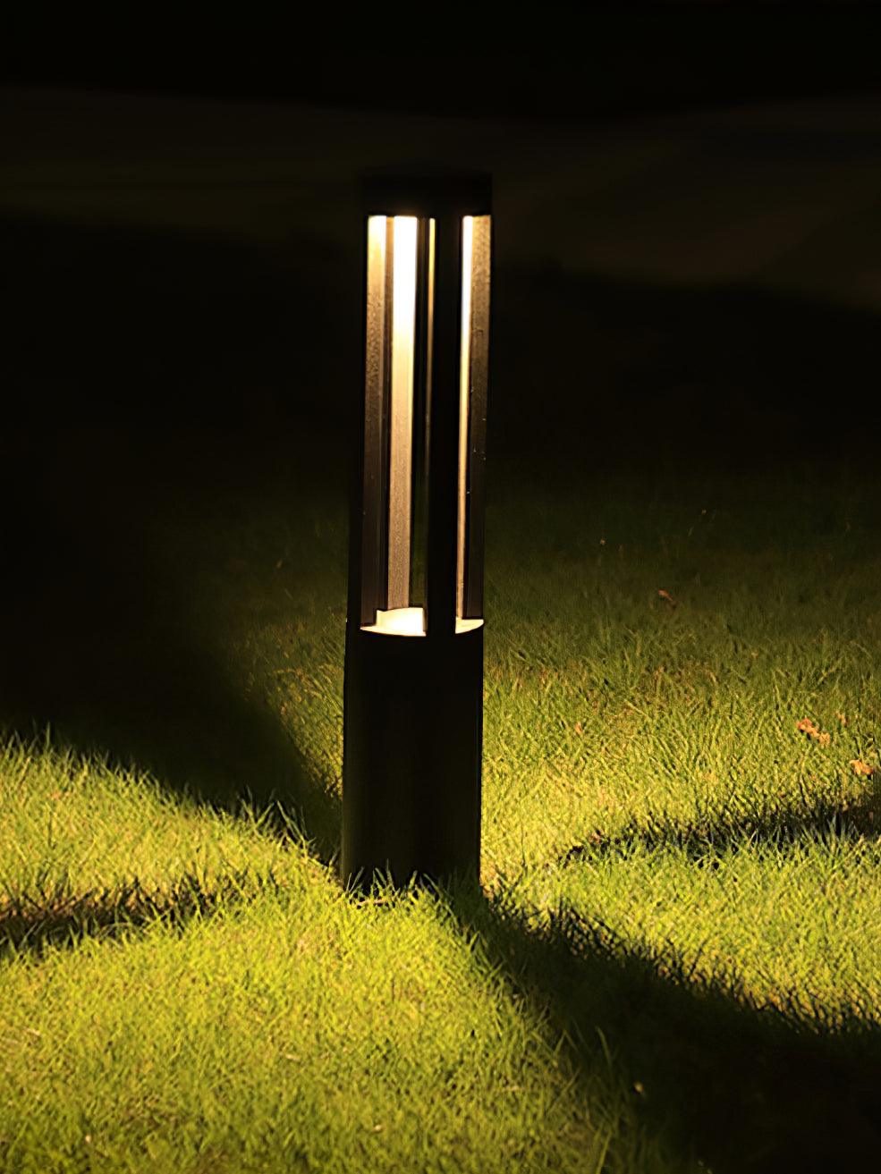 Tavi Outdoor Light Black Cylindrical Garden-Neutral Decor