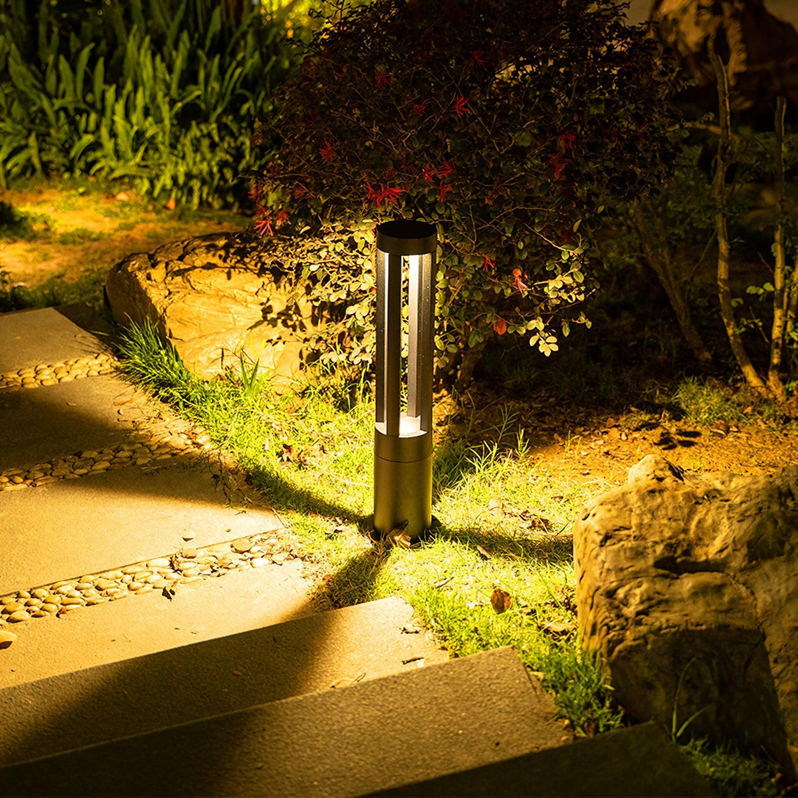 Tavi Outdoor Light Black Cylindrical Garden-Neutral Decor