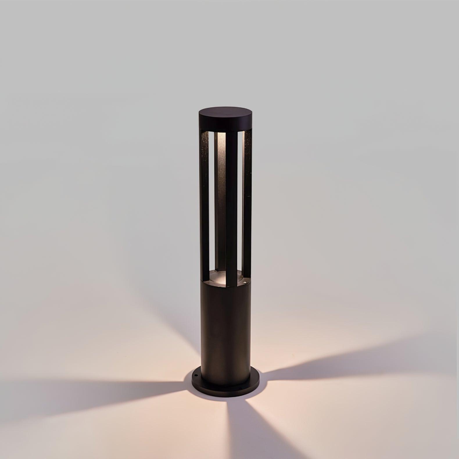 Tavi Outdoor Light Black Cylindrical Garden-Neutral Decor