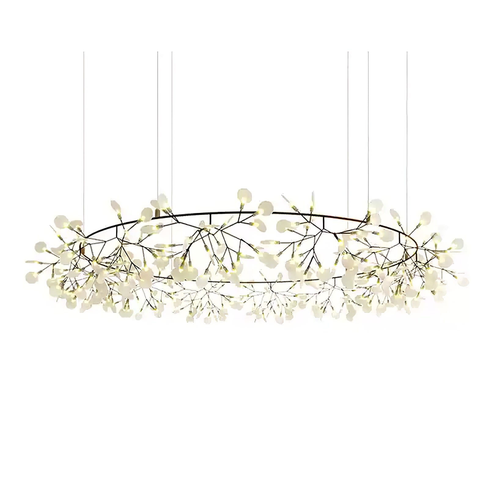 Black Firefly LED Chandelier-Neutral Decor