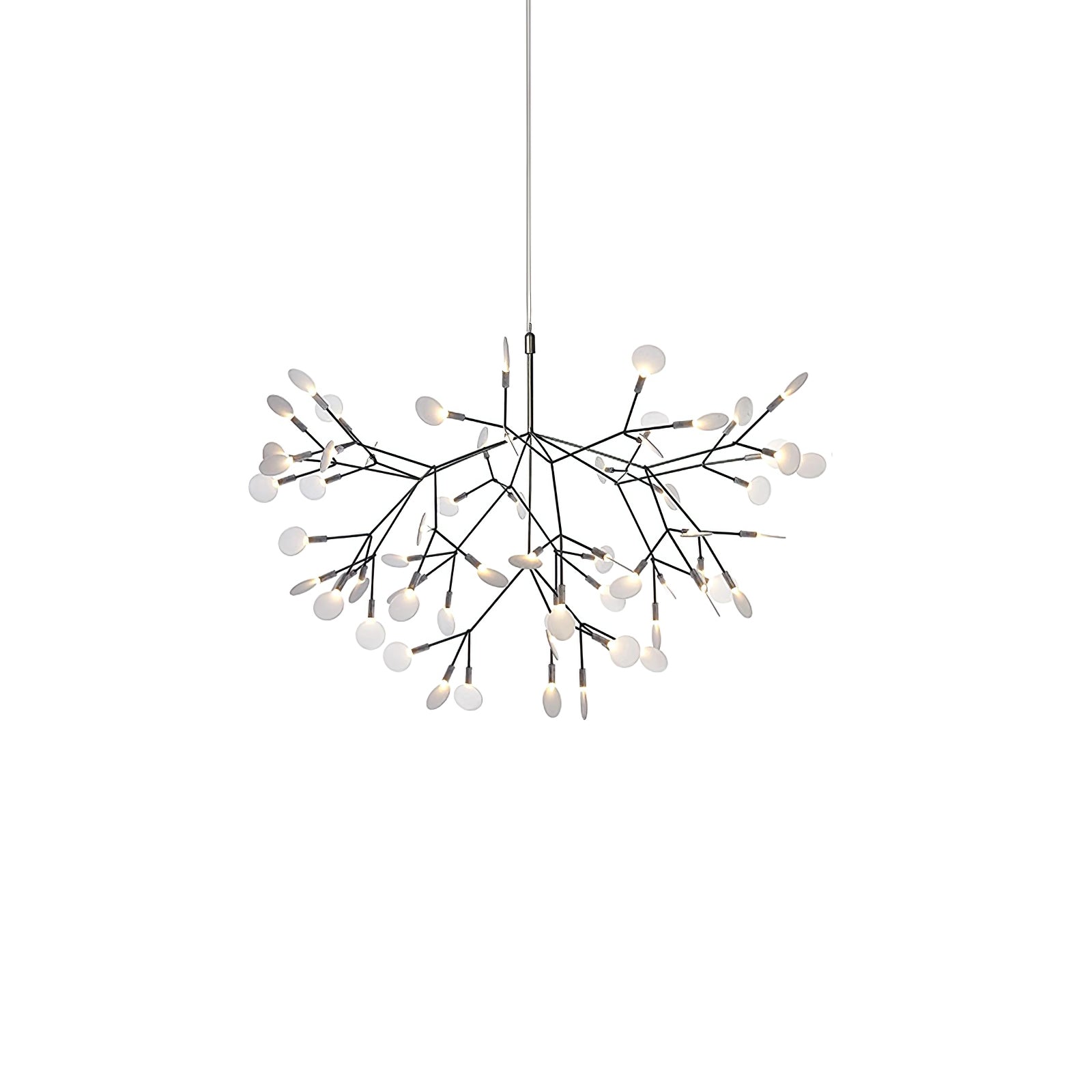Black Firefly LED Chandelier-Neutral Decor