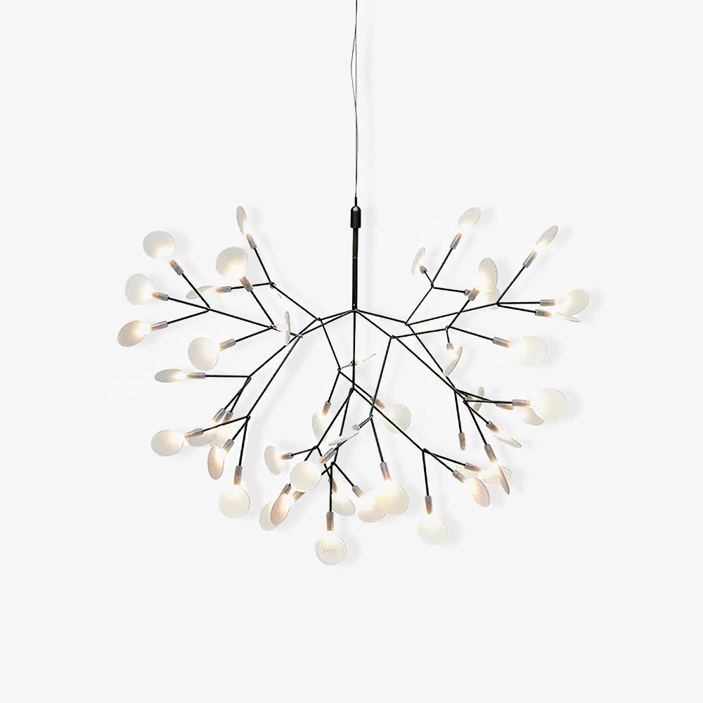 Black Firefly LED Chandelier-Neutral Decor