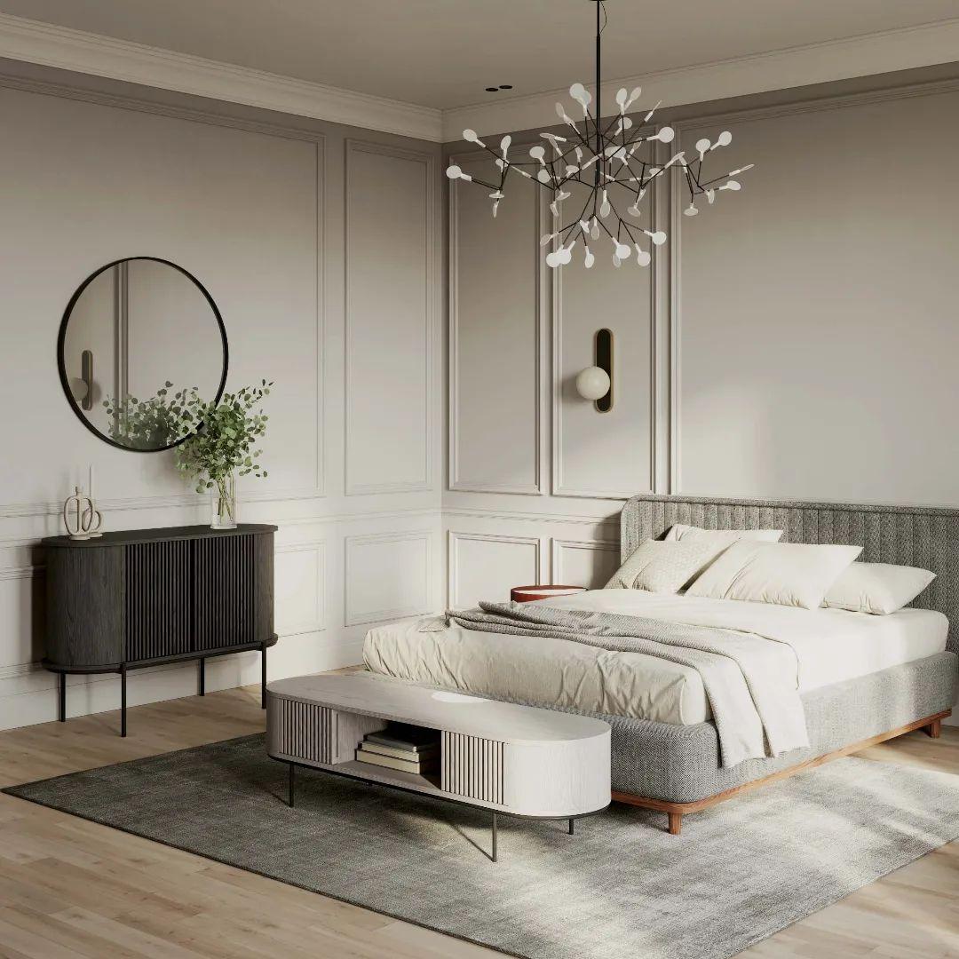 Black Firefly LED Chandelier-Neutral Decor