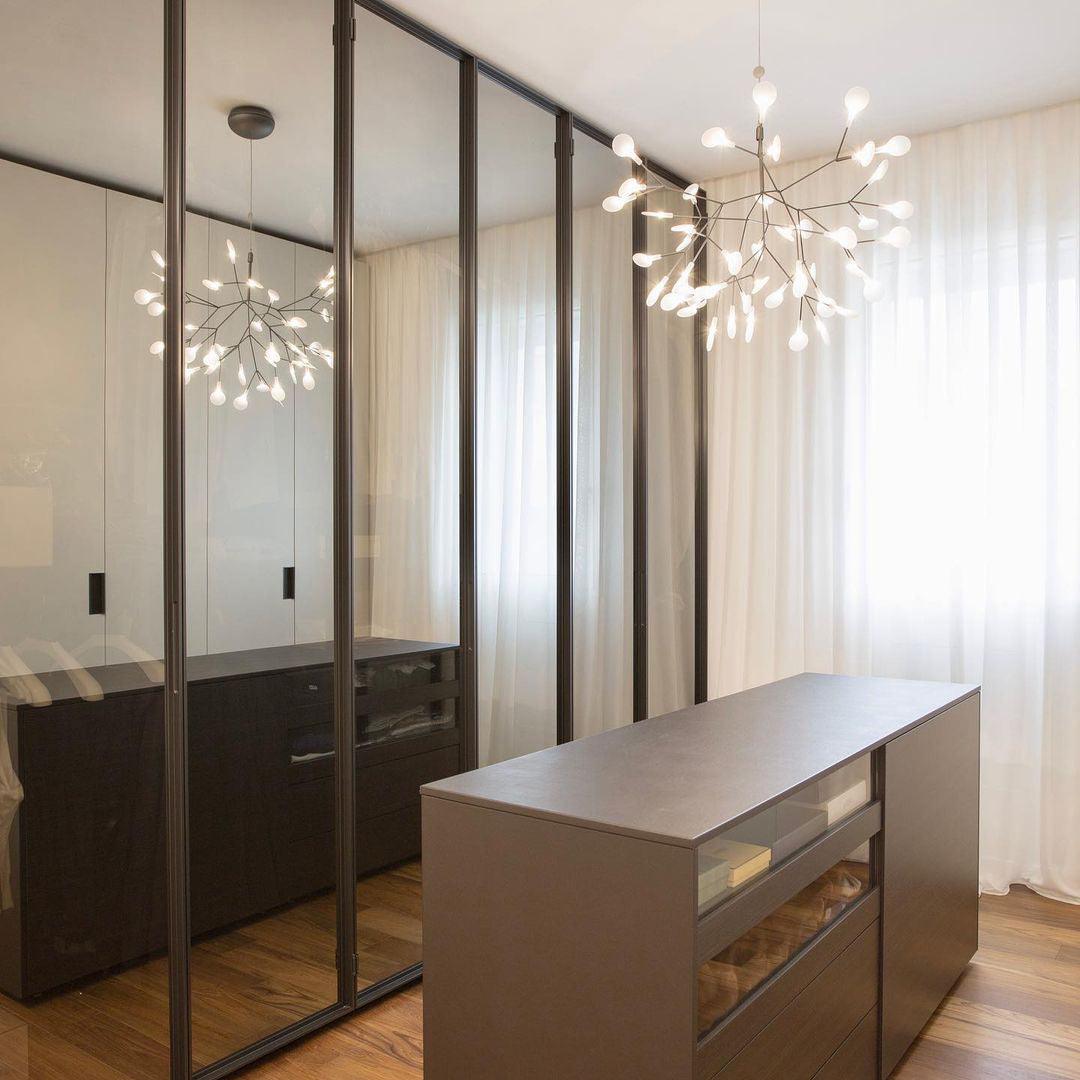 Black Firefly LED Chandelier-Neutral Decor
