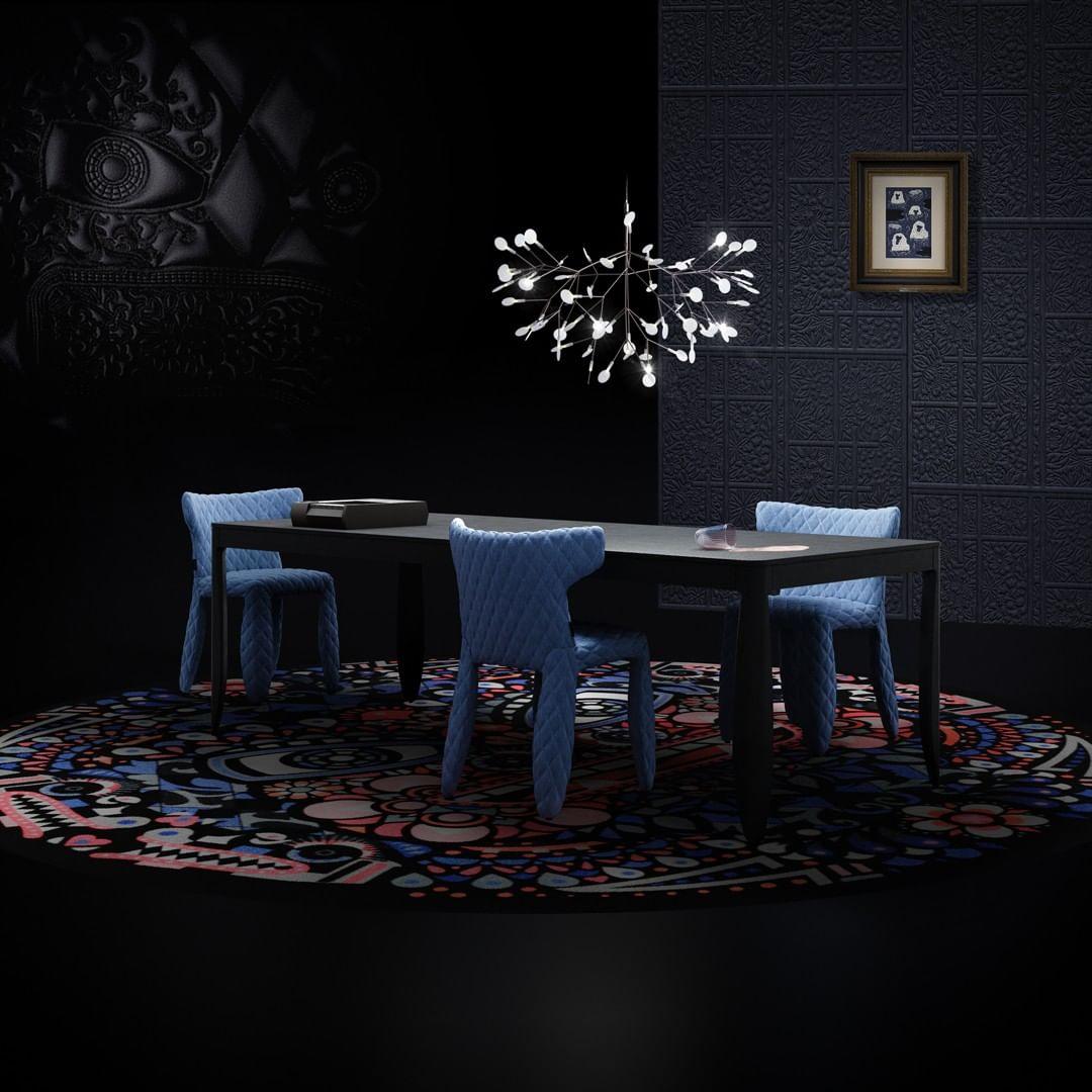 Black Firefly LED Chandelier-Neutral Decor