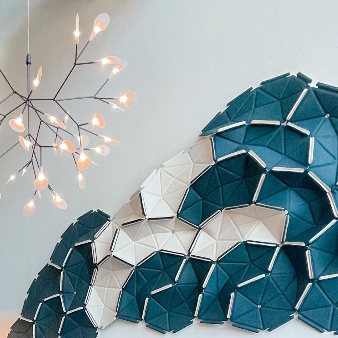 Black Firefly LED Chandelier-Neutral Decor