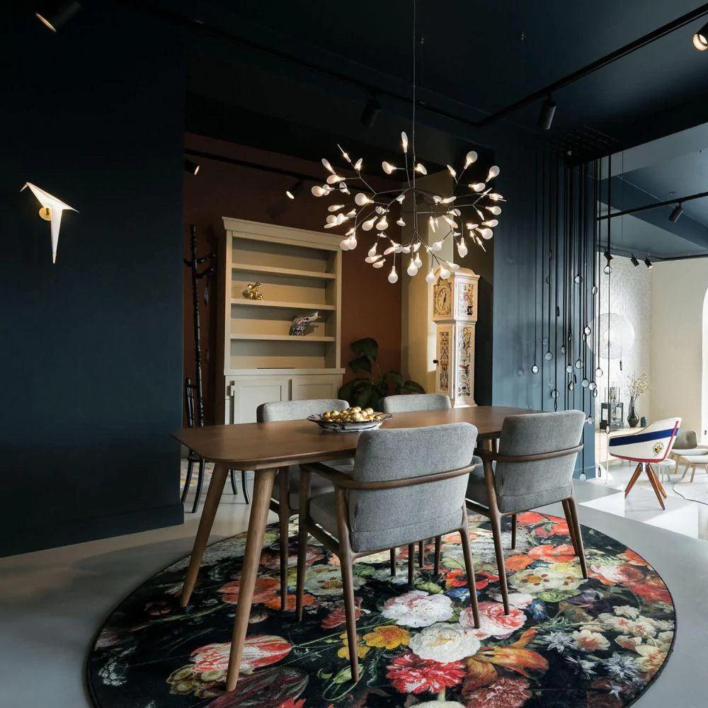 Black Firefly LED Chandelier-Neutral Decor