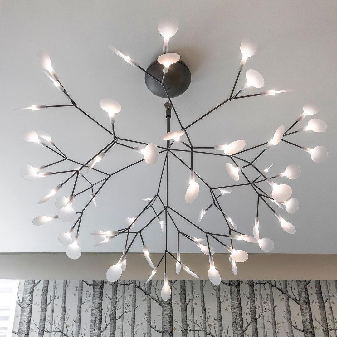 Black Firefly LED Chandelier-Neutral Decor