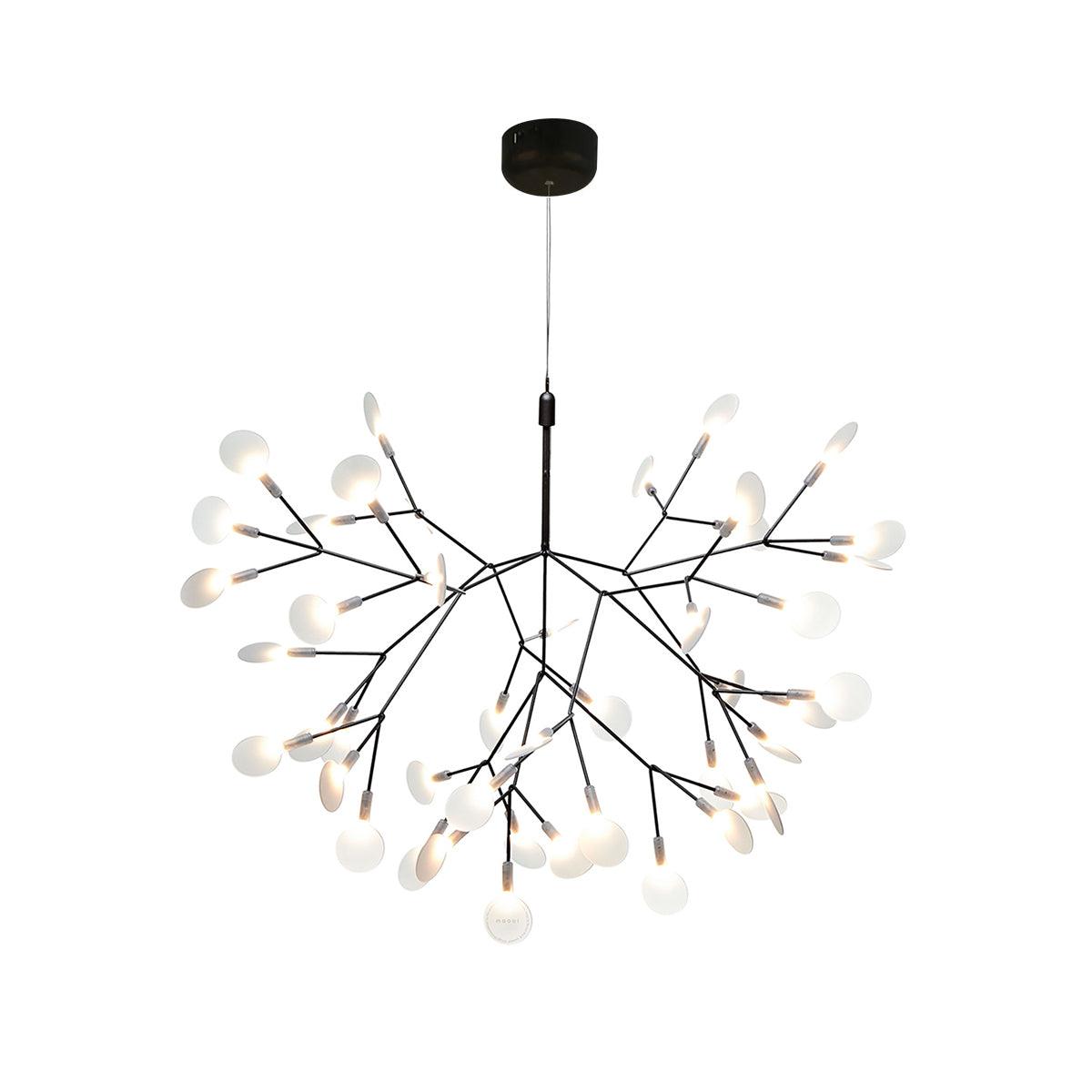 Black Firefly LED Chandelier-Neutral Decor