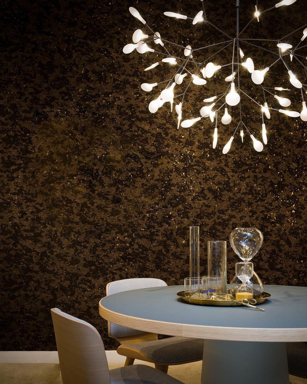 Black Firefly LED Chandelier-Neutral Decor