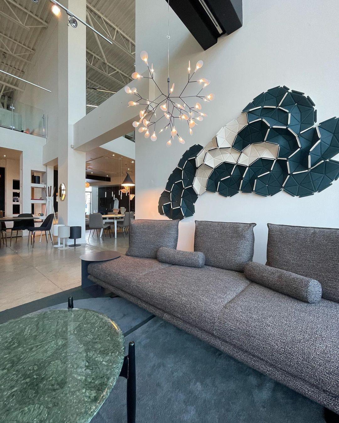 Black Firefly LED Chandelier-Neutral Decor