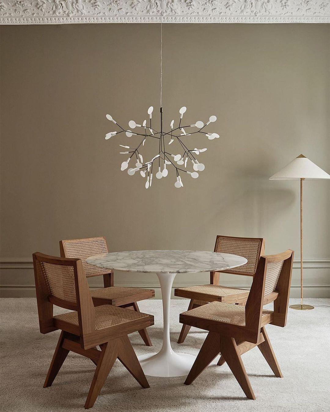 Black Firefly LED Chandelier-Neutral Decor