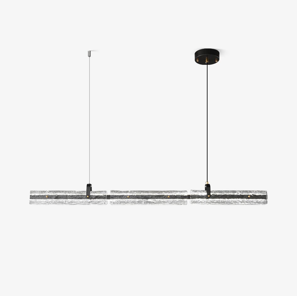 Cedorisra Luxury Ice Black Glass Pendant Lamp-Neutral Decor