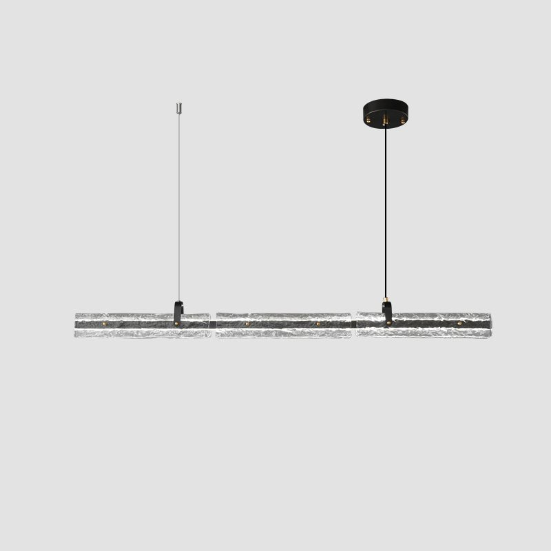 Cedorisra Luxury Ice Black Glass Pendant Lamp-Neutral Decor