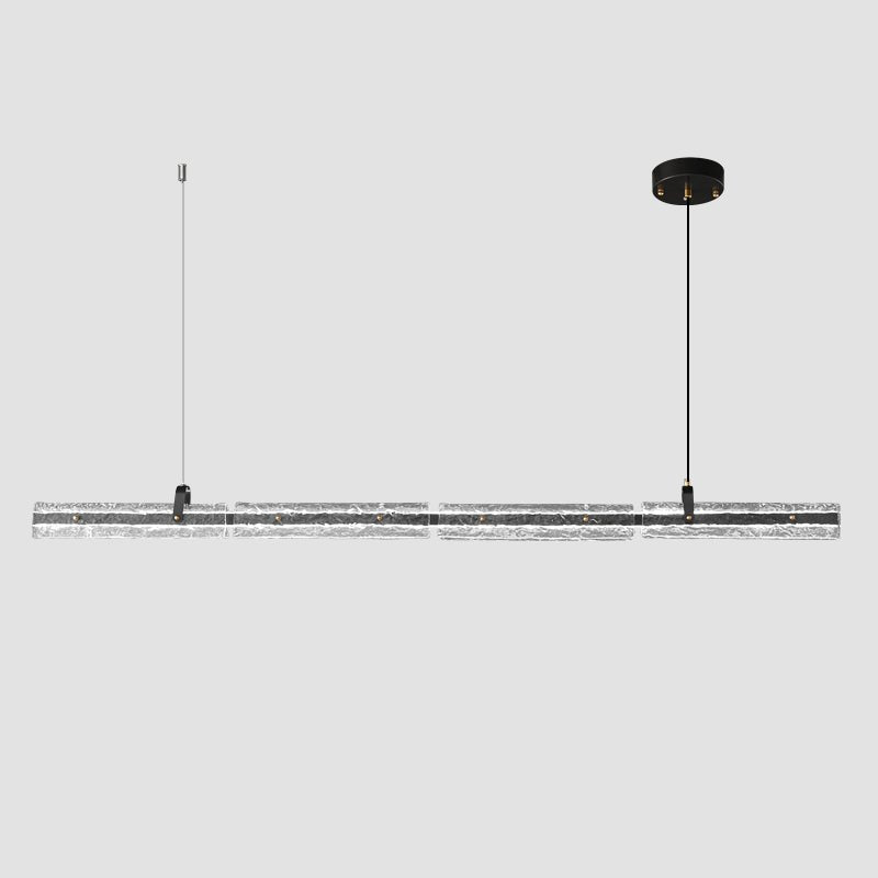 Cedorisra Luxury Ice Black Glass Pendant Lamp-Neutral Decor