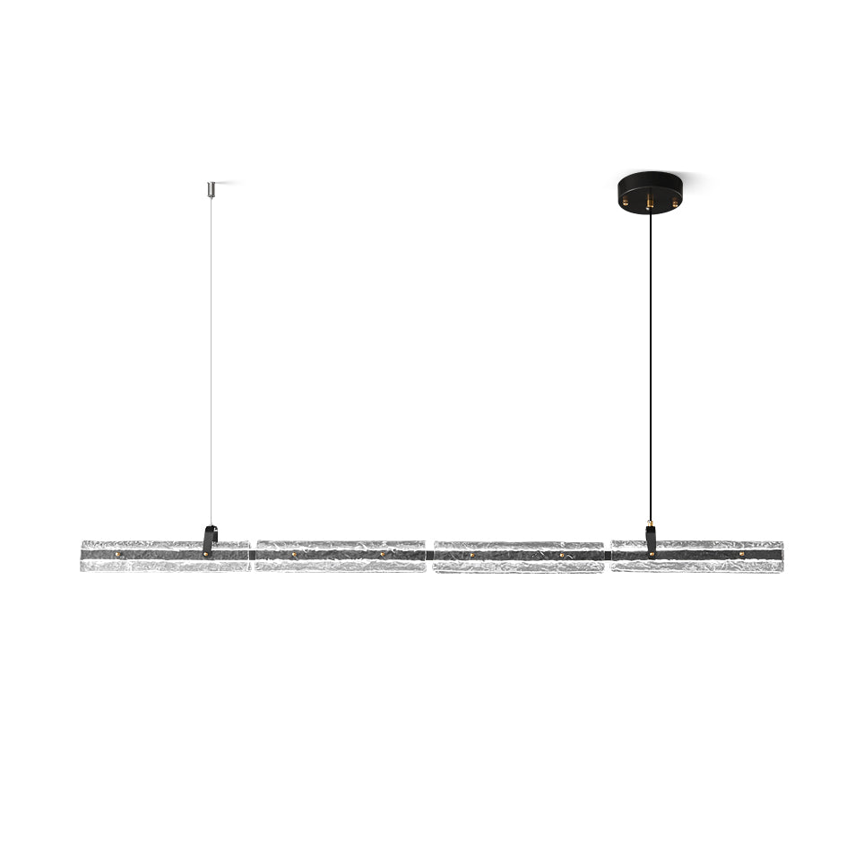 Cedorisra Luxury Ice Black Glass Pendant Lamp-Neutral Decor