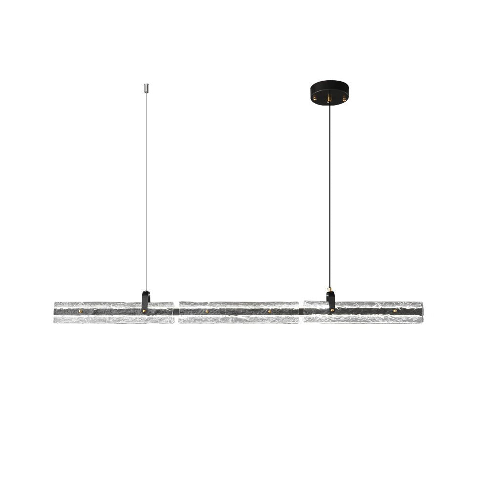 Cedorisra Luxury Ice Black Glass Pendant Lamp-Neutral Decor