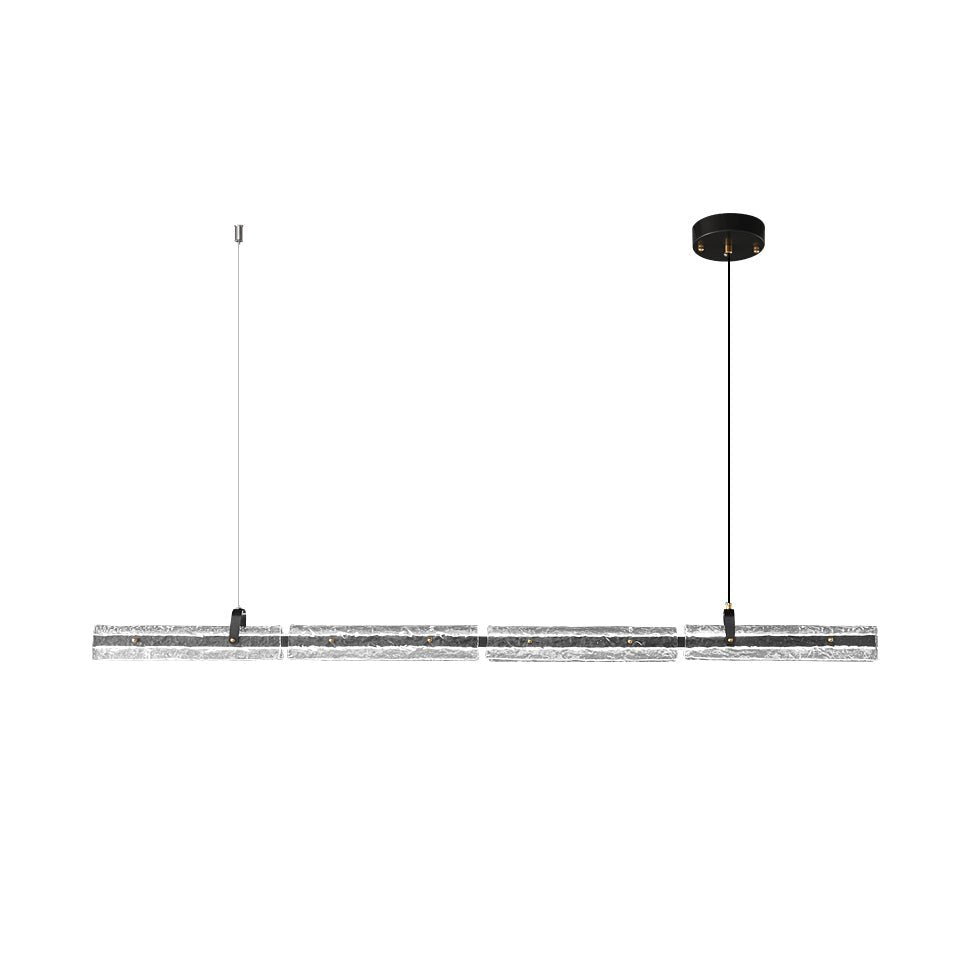 Cedorisra Luxury Ice Black Glass Pendant Lamp-Neutral Decor