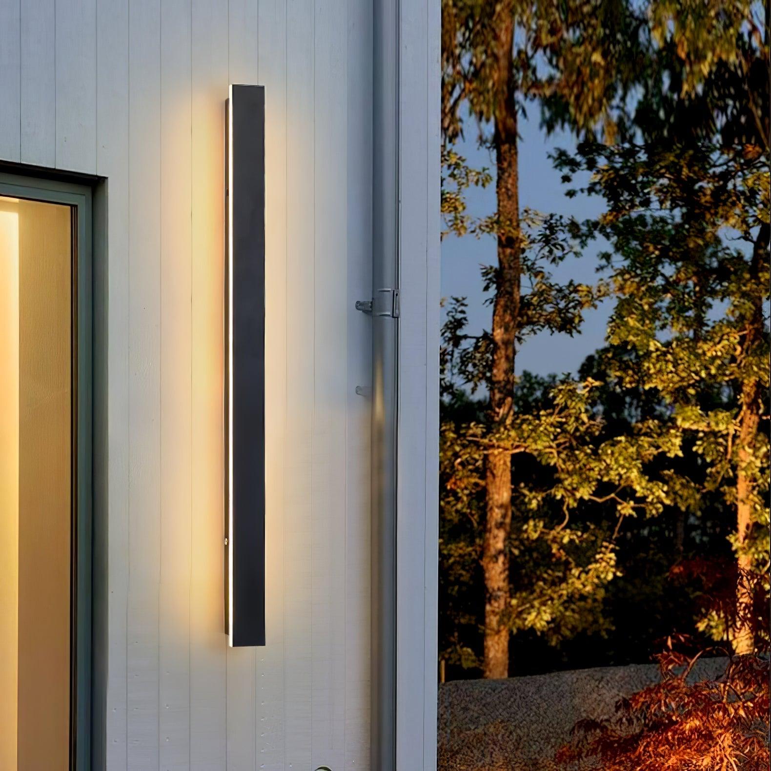 Yrath Long Strip Solar Outdoor Sconce-Neutral Decor