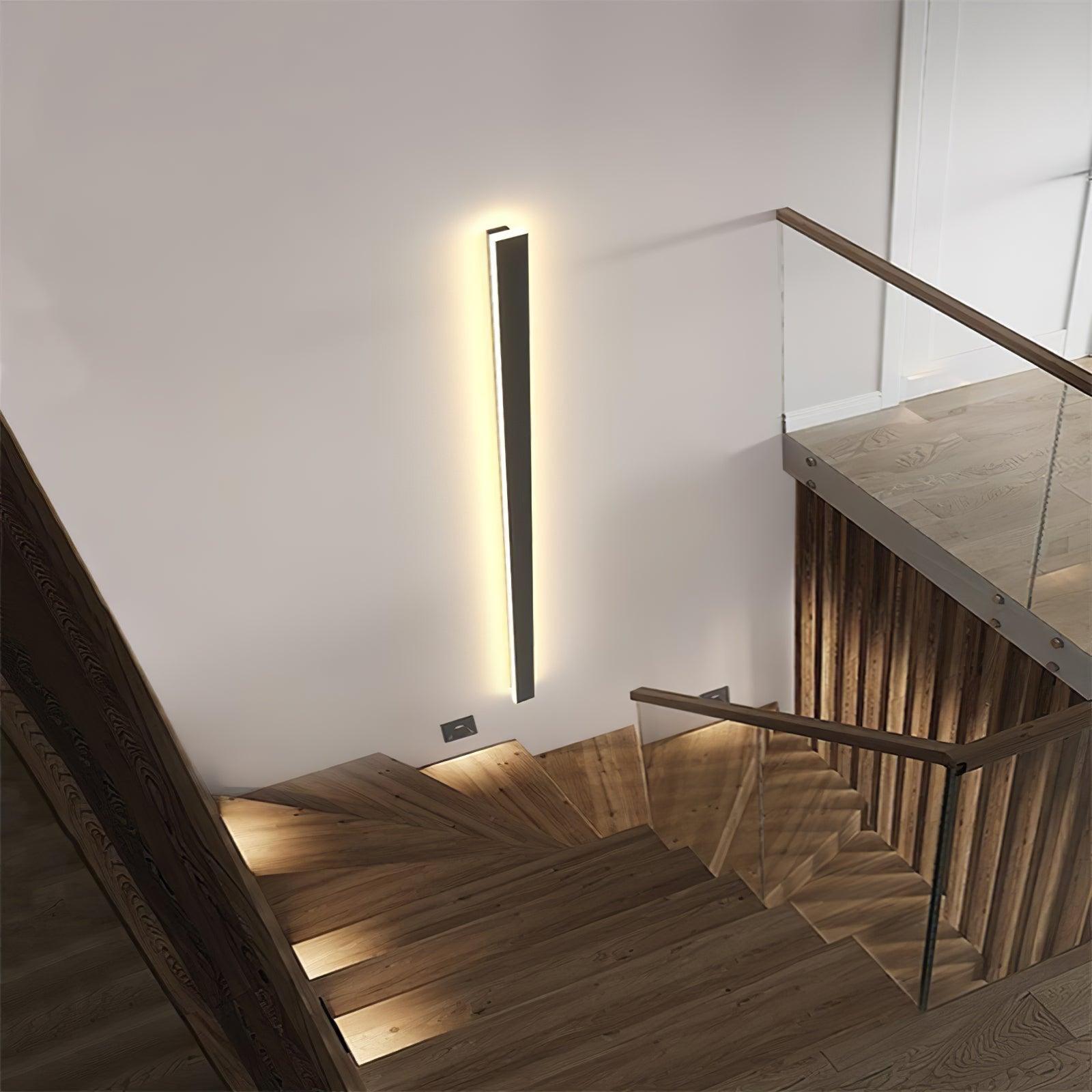 Yrath Long Strip Solar Outdoor Sconce-Neutral Decor