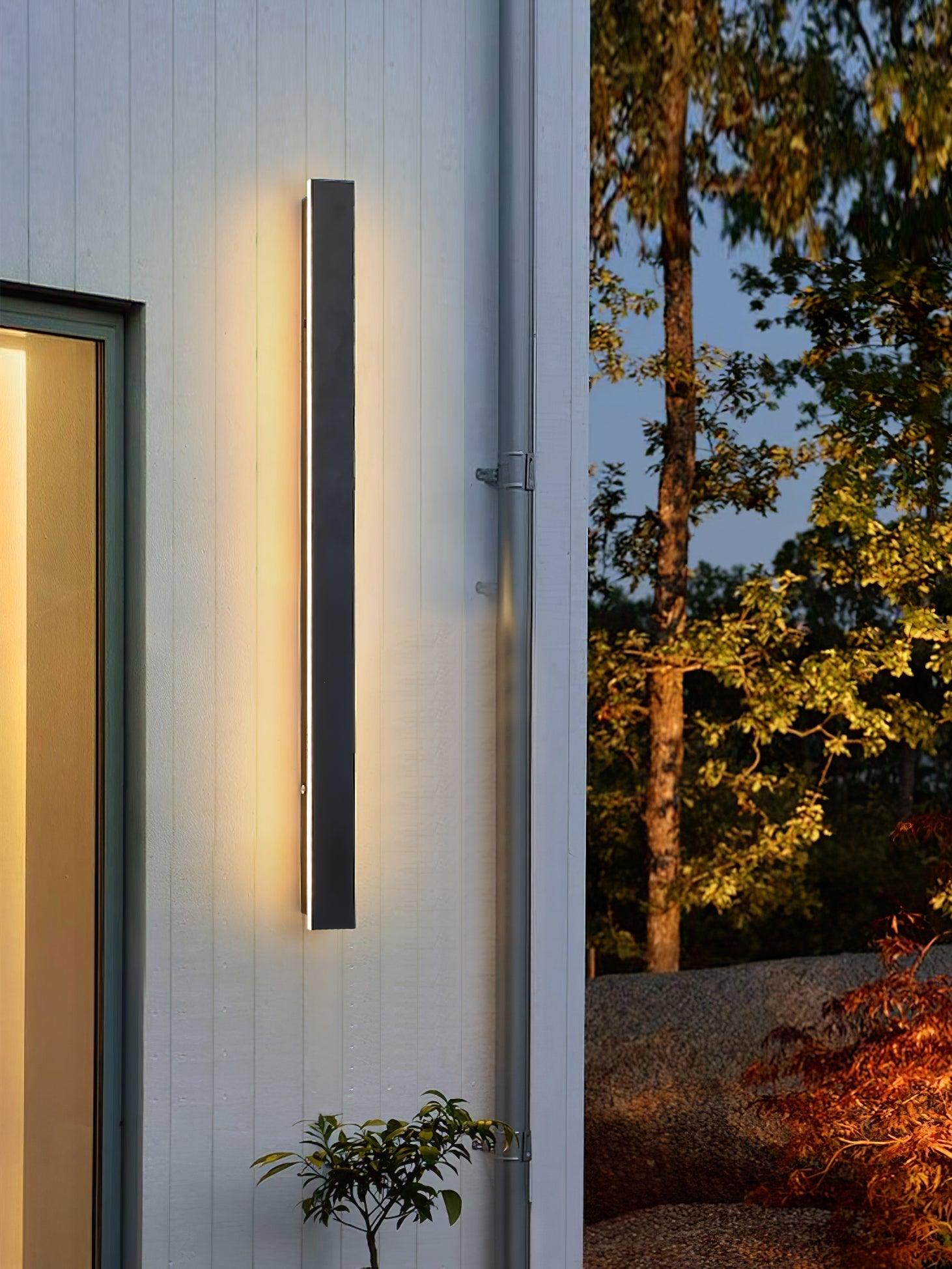 Yrath Long Strip Solar Outdoor Sconce-Neutral Decor