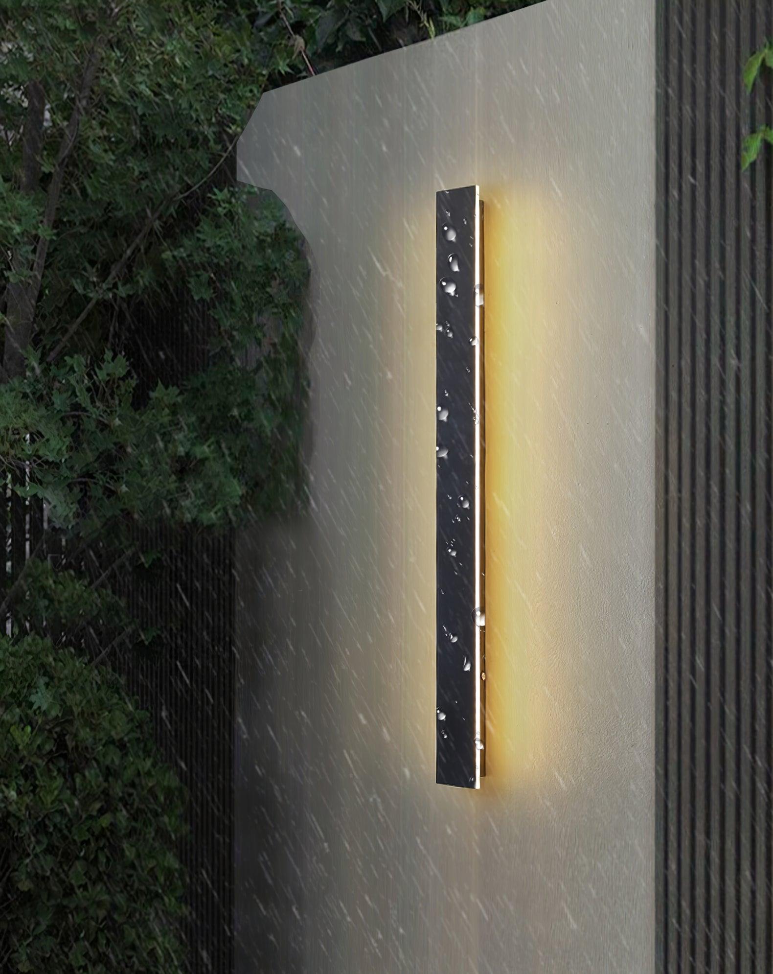 Yrath Long Strip Solar Outdoor Sconce-Neutral Decor