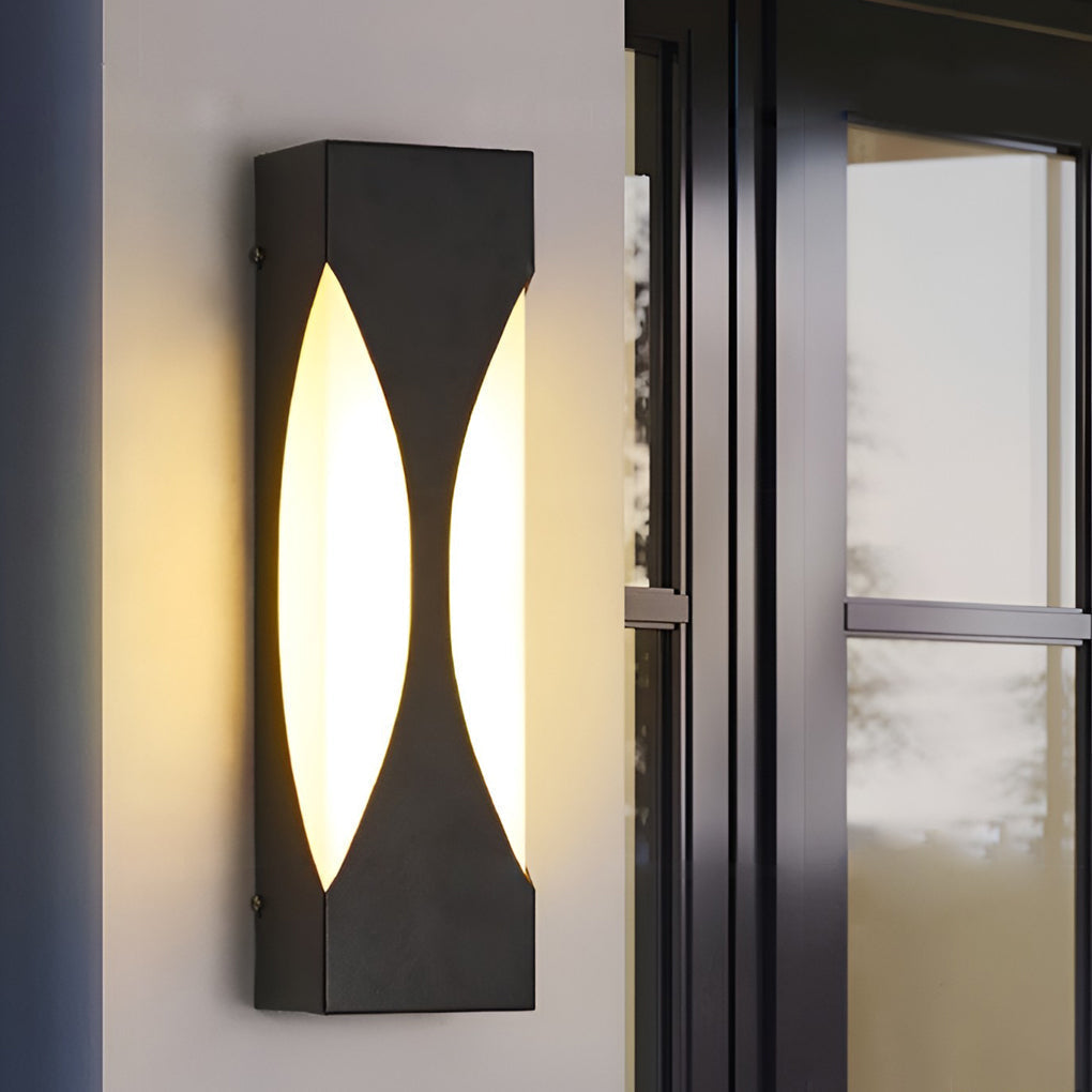 Creative Rectangular Modern Outdoor Wall Sconce