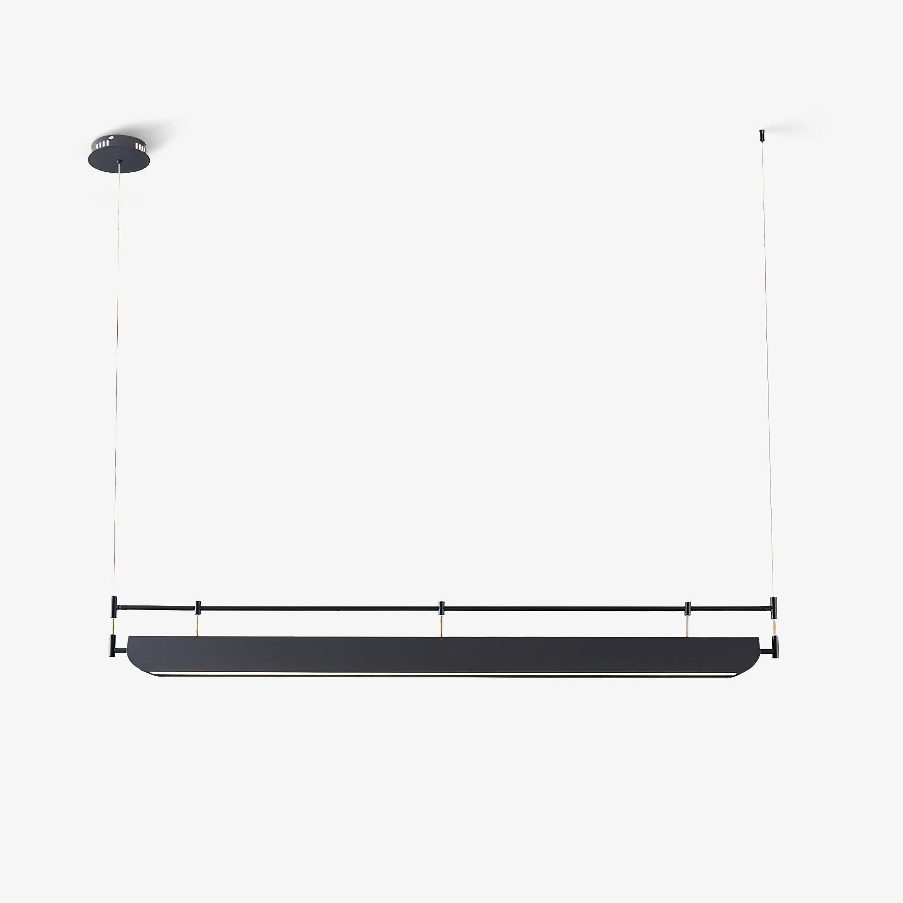 Lustra Chandelier Black Roof LED-Neutral Decor