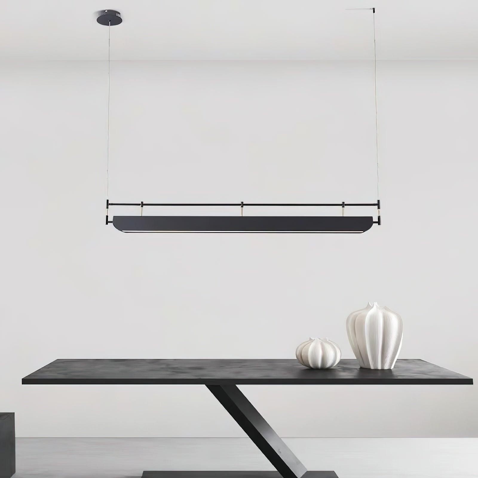 Lustra Chandelier Black Roof LED-Neutral Decor