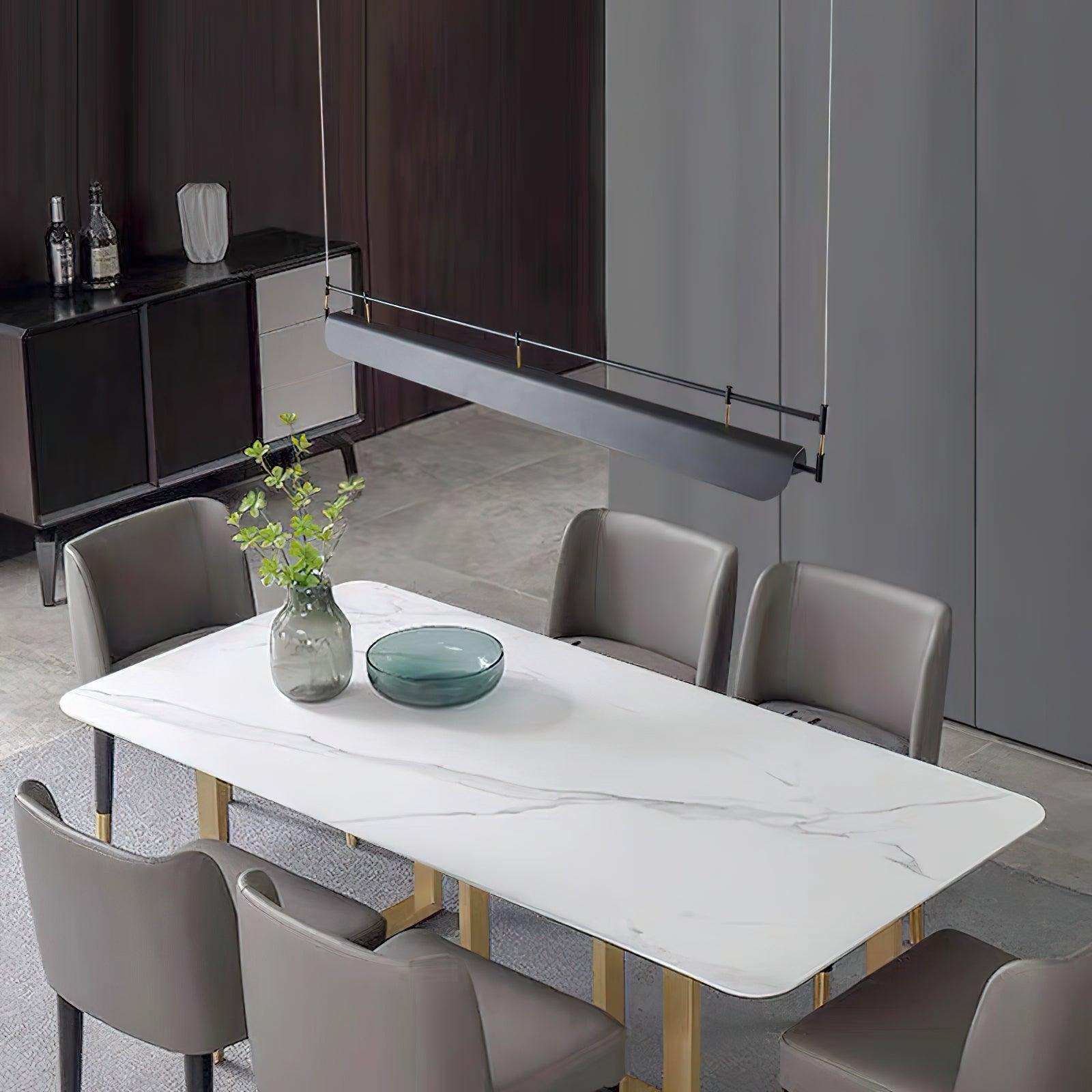 Lustra Chandelier Black Roof LED-Neutral Decor