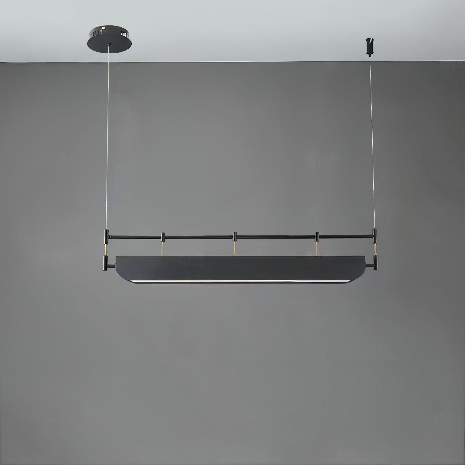 Lustra Chandelier Black Roof LED-Neutral Decor