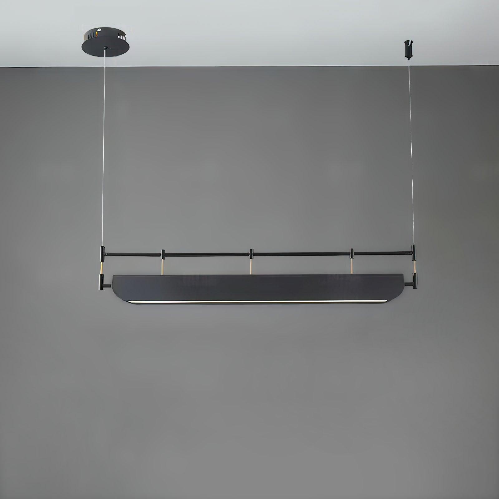 Lustra Chandelier Black Roof LED-Neutral Decor