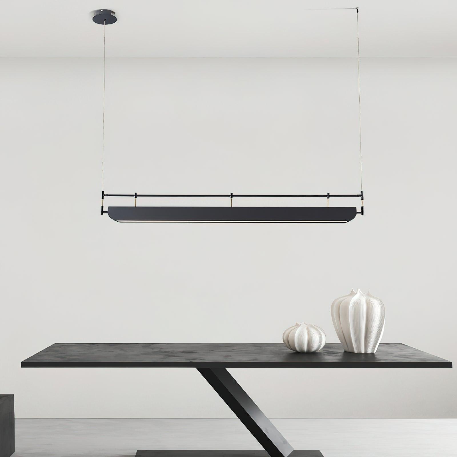 Lustra Chandelier Black Roof LED-Neutral Decor