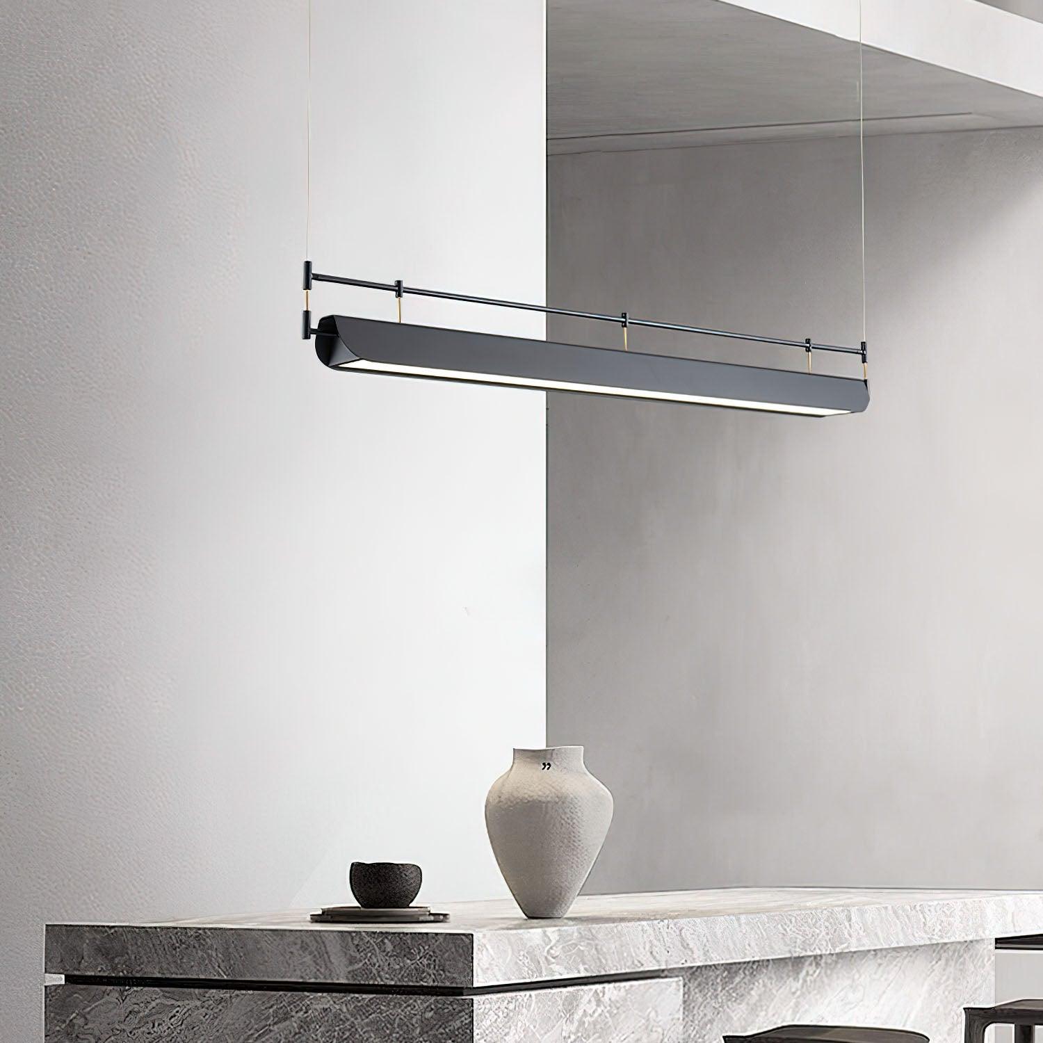 Lustra Chandelier Black Roof LED-Neutral Decor