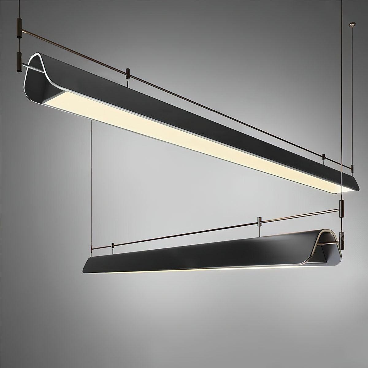 Lustra Chandelier Black Roof LED-Neutral Decor