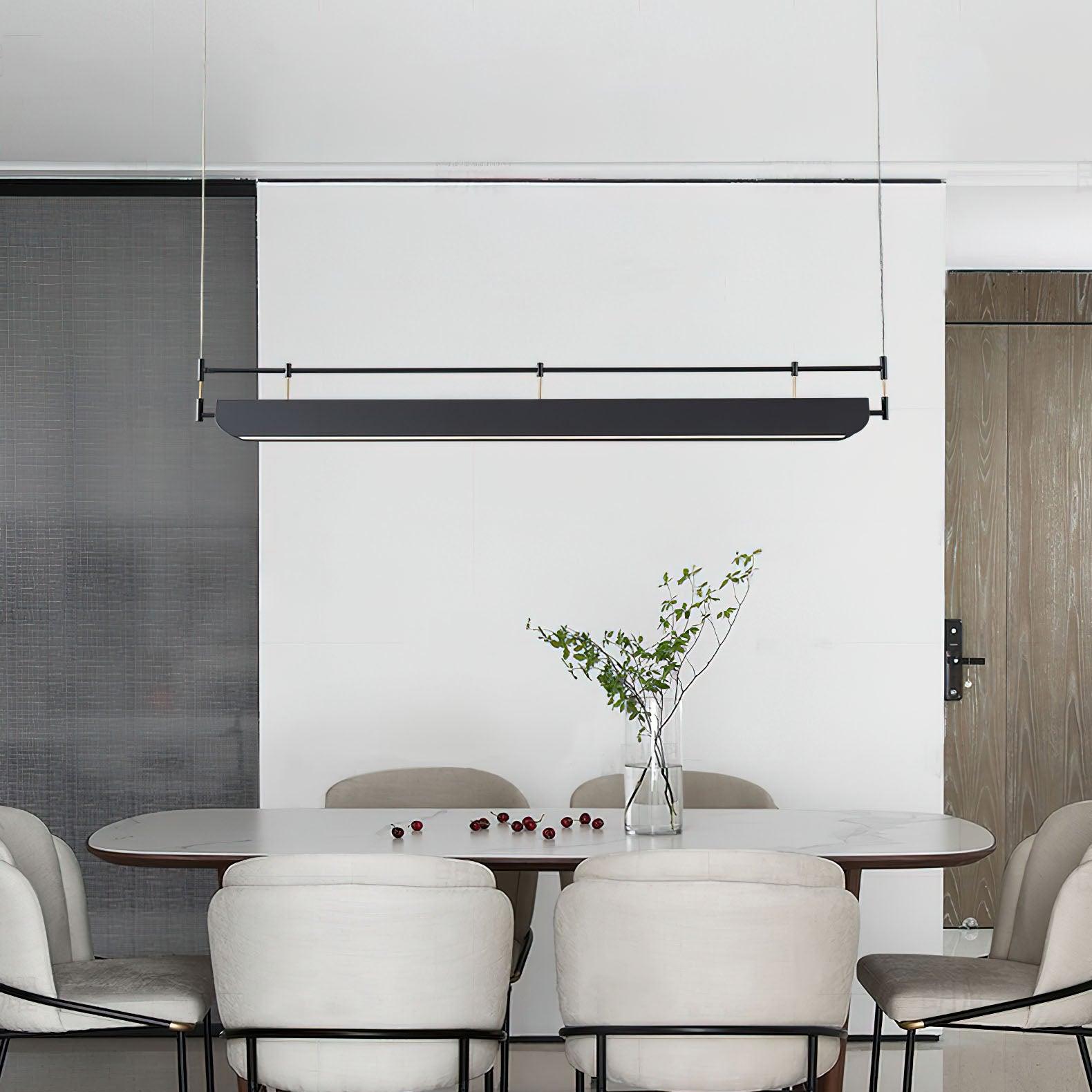 Lustra Chandelier Black Roof LED-Neutral Decor