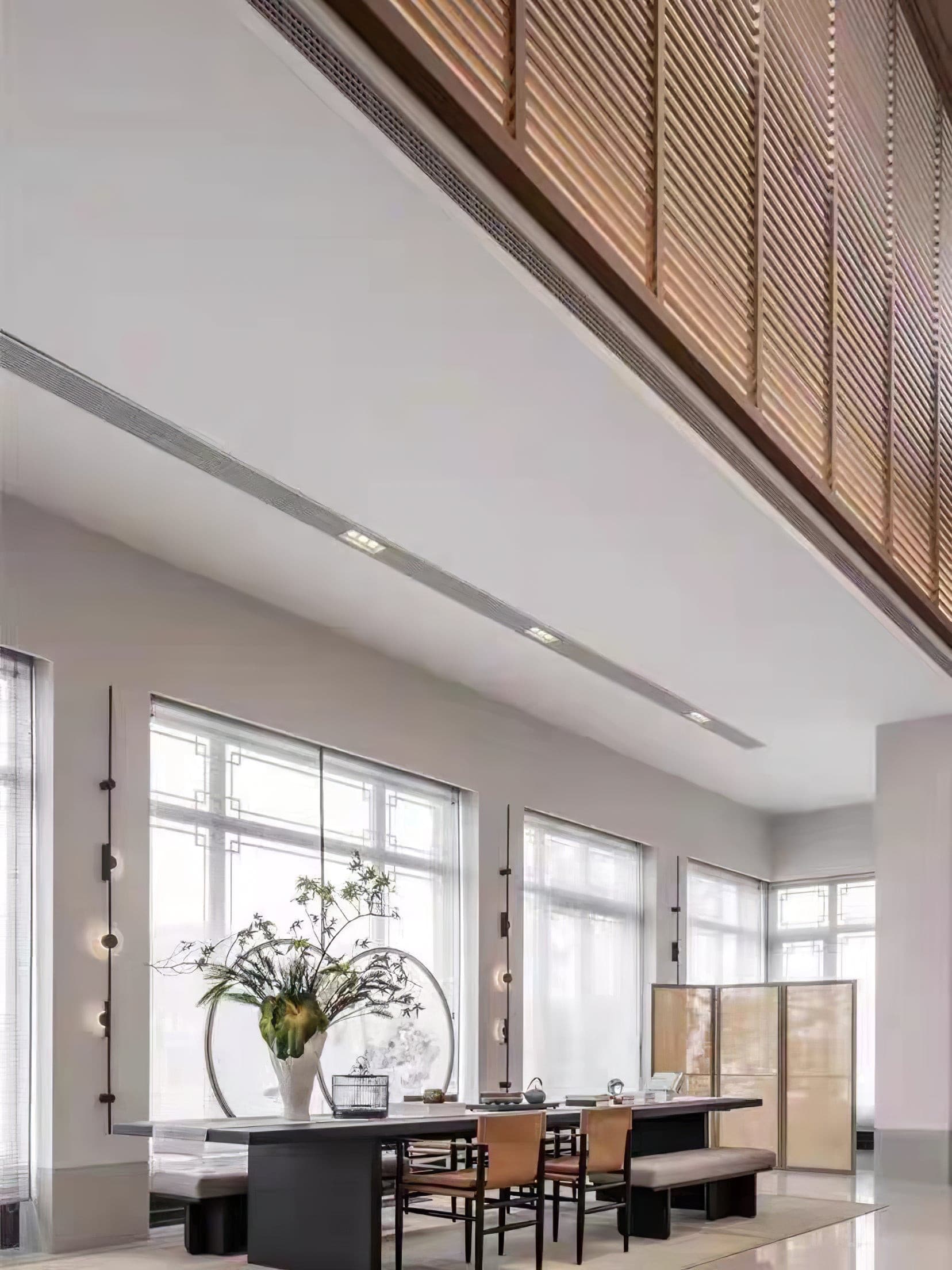 Slender Wall Lamp Alabaster Modern Minimalist