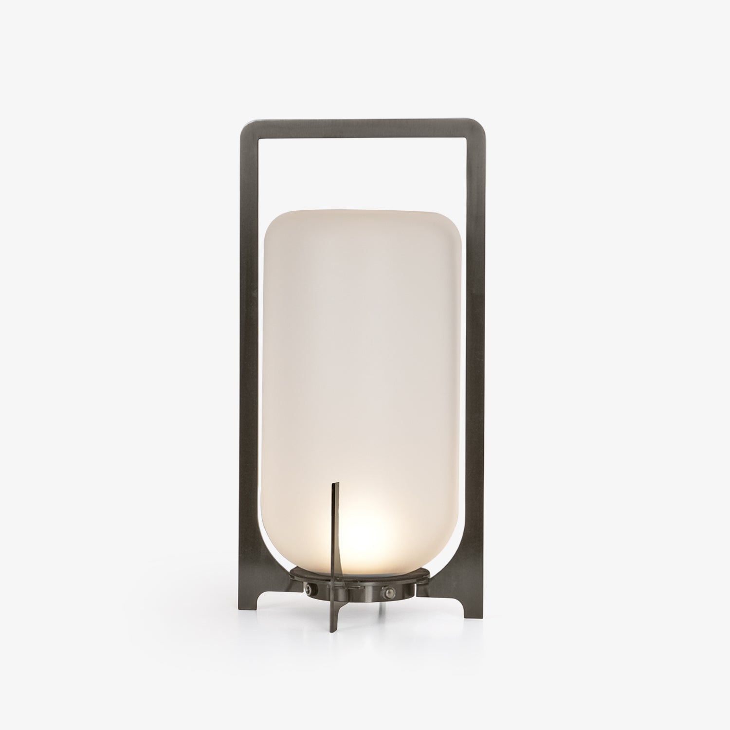 Isvyn Steel Plastic Minimalist Table Lamp-Neutral Decor