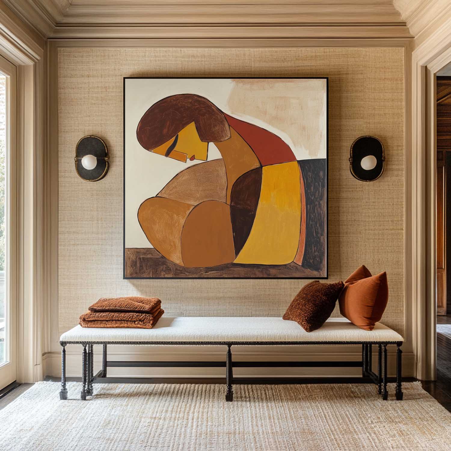 Modern Abstract Painting ABAS268 - Neutralighting