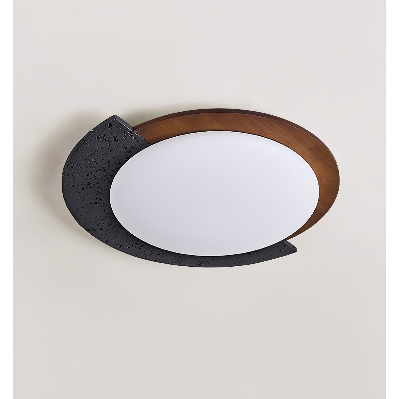Ulvinor Asymmetrical Travertine Ceiling Light-Neutral Decor