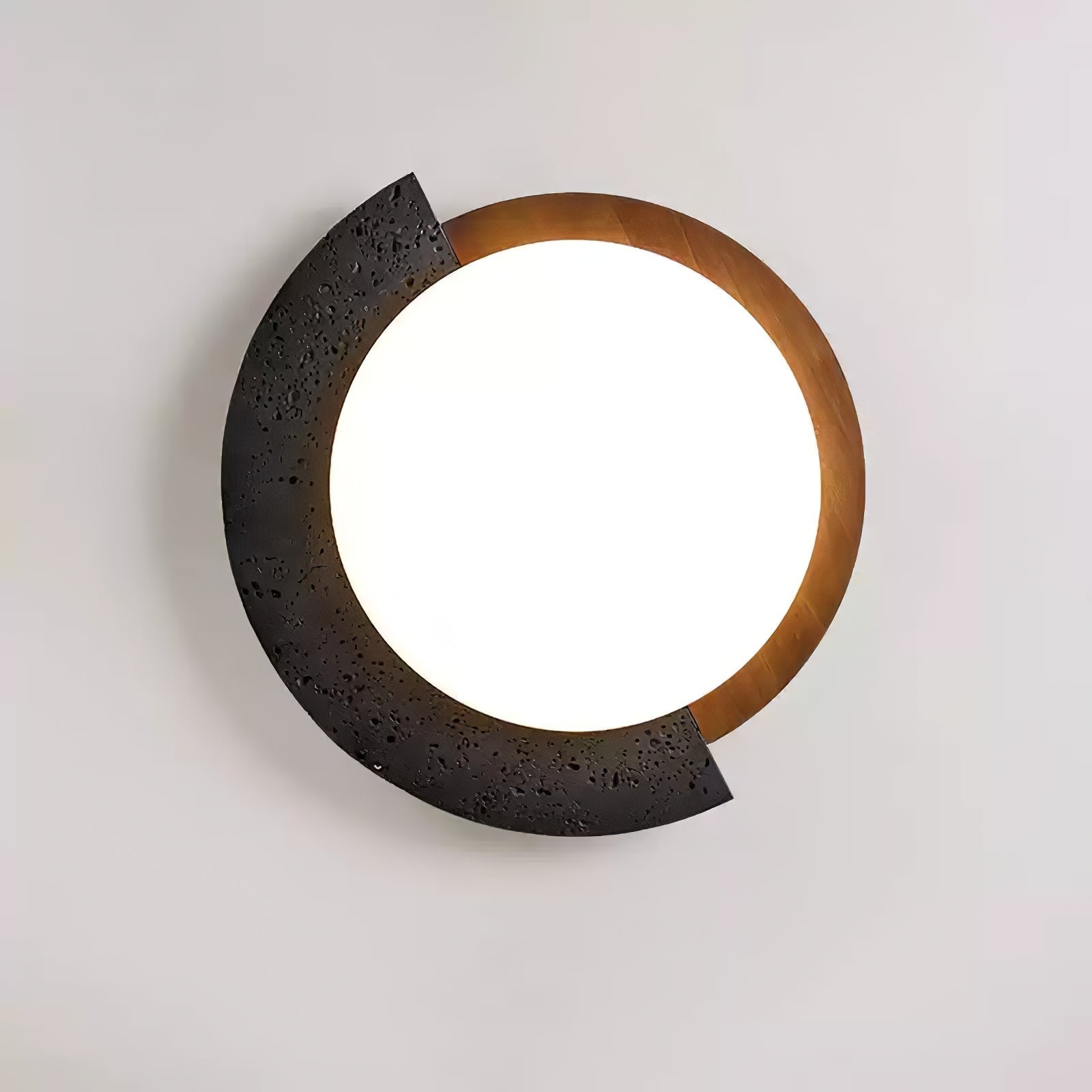 Ulvinor Asymmetrical Travertine Ceiling Light-Neutral Decor